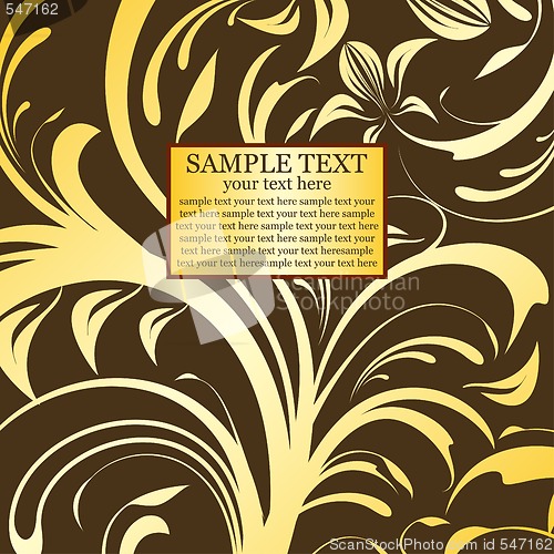 Image of Abstract floral background