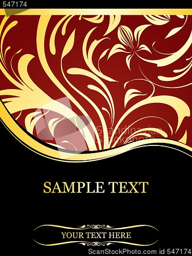 Image of Abstract floral background