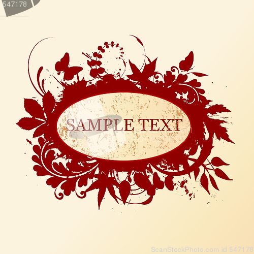 Image of Abstract floral background