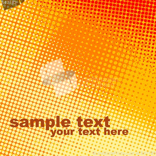 Image of Halftone pattern, dots easily editable vector illustration