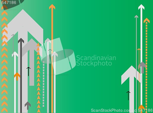 Image of background with lots of arrows