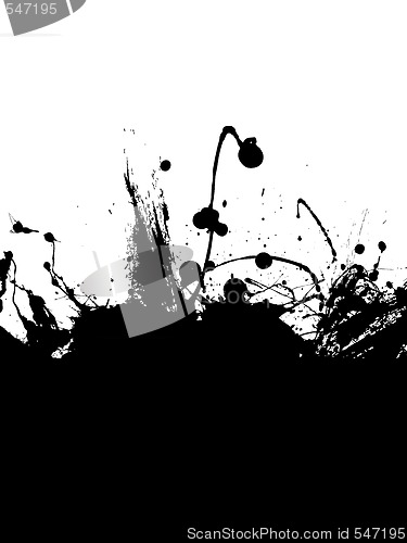 Image of Abstract ink splat background 