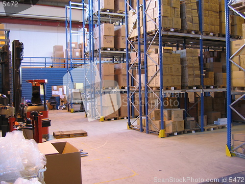 Image of In a warehouse