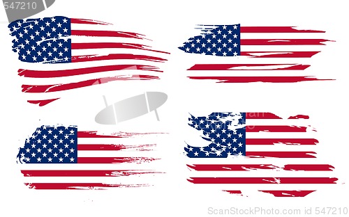 Image of American flag background