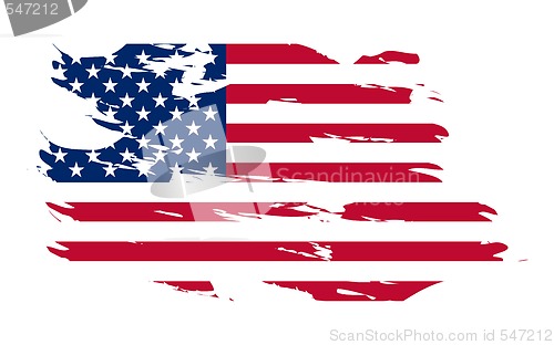 Image of American flag background 
