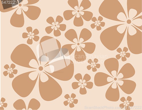 Image of vector floral background