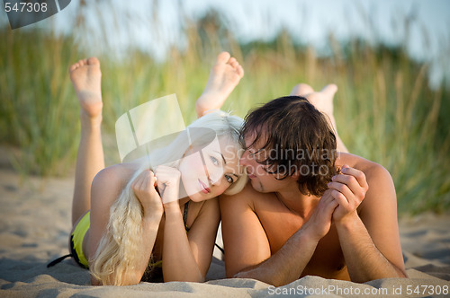 Image of Couple on the beach