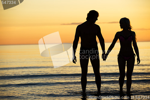 Image of Couple on the beach