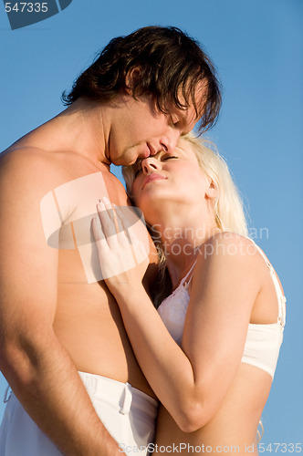 Image of Couple on the beach