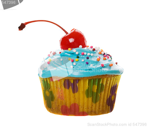 Image of Blue cupcake