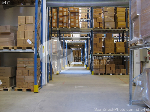 Image of Corridor in a warehouse