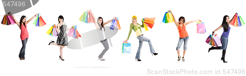 Image of Shopping women