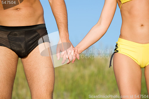 Image of couple on the beach