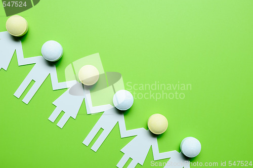 Image of paper people