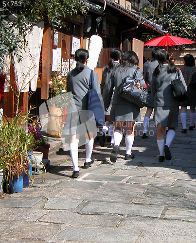 Image of Japanese Schoolgirls