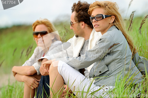 Image of Friends on the beach