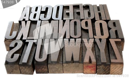 Image of letterpress wood alphabet