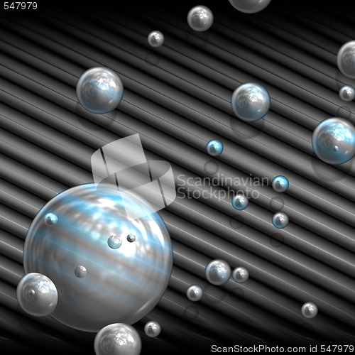 Image of 3D Chrome Spheres