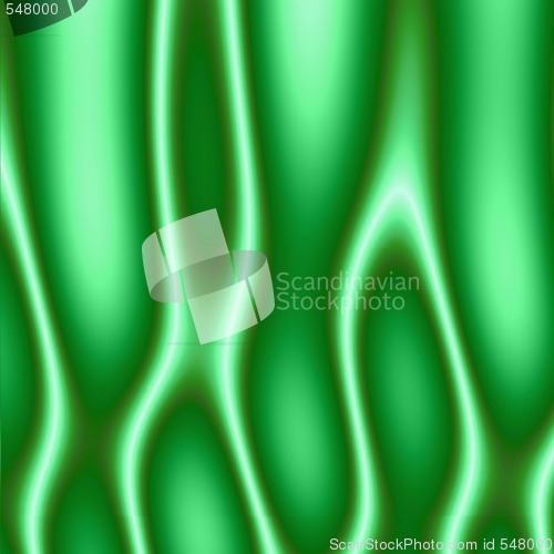 Image of Abstract Green Flames