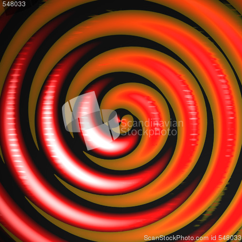 Image of Orange Red Swirl