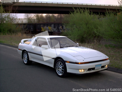 Image of White Mk3 Toyota Supra