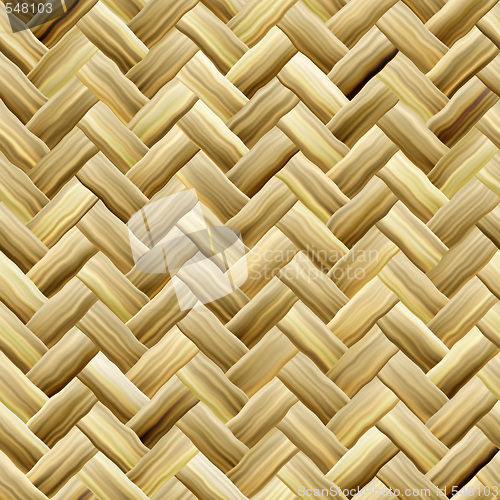 Image of Yellow Basket Weave