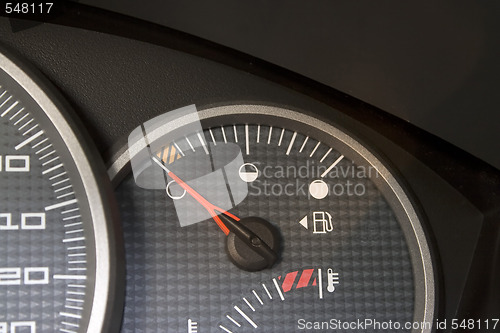 Image of Empty Gas Tank