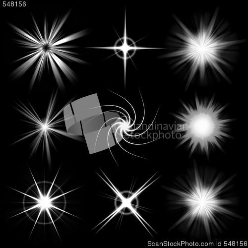 Image of Bright Lens Flare Burst Pack