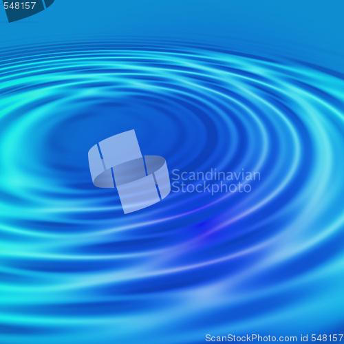 Image of Lots of Blue Water Ripples 