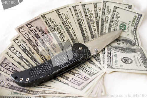 Image of Dirty Cash and Knife