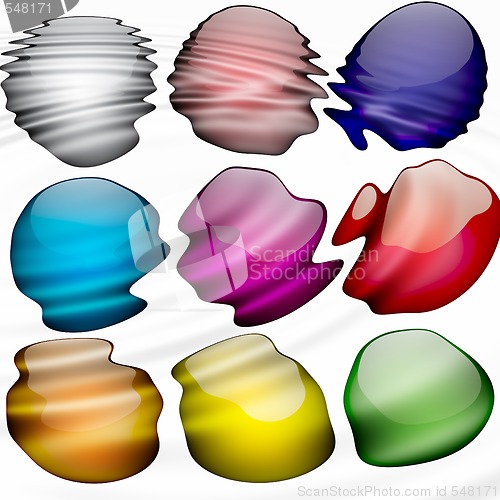 Image of paint blobs