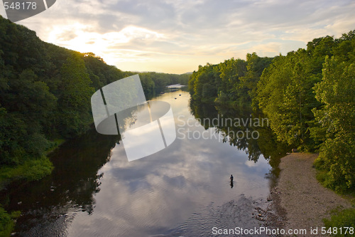 Image of The River at Sunset