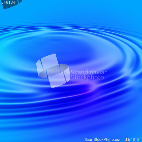 Image of gentle blue water ripple