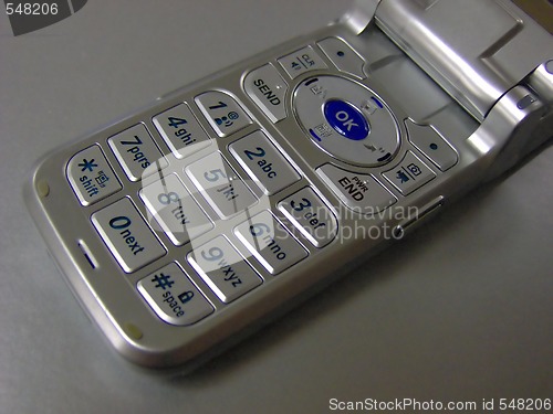 Image of Cell Phone Keypad Closeup