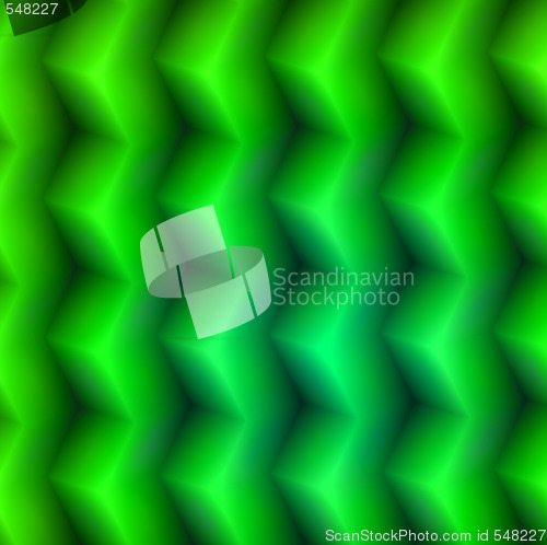 Image of Green 3d Boxes