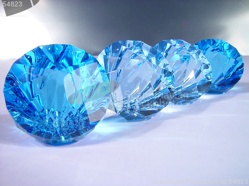Image of Blue diamonds