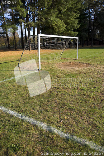 Image of Soccer Goal and Field