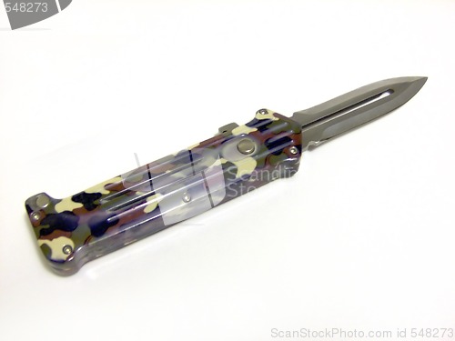 Image of Army Camo Switchblade Knife