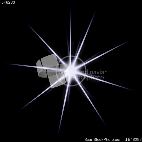 Image of Star Burst Lens Flare