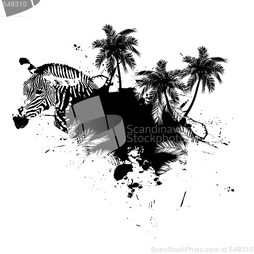 Image of Palm Trees Grunge