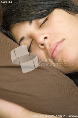 Image of sleeping girl