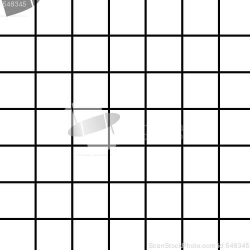 Image of Large Black Grid on White