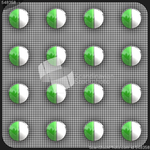 Image of green pills