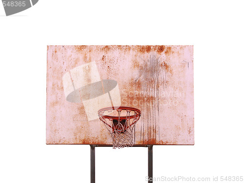 Image of Isolated Basketball Hoop