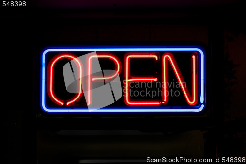 Image of Neon OPEN Sign