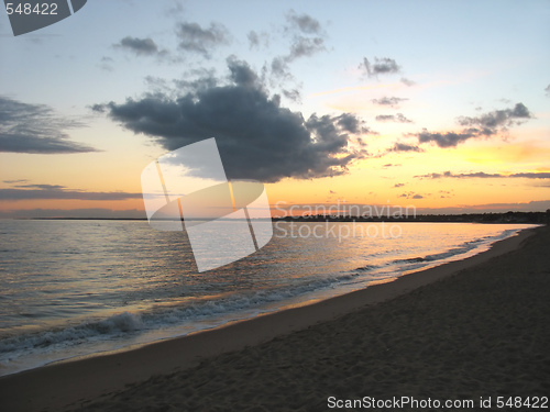 Image of ct beach sunset