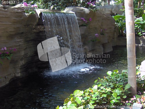 Image of Beatiful Mini Waterfall