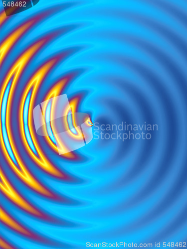 Image of Blue Water Ripples