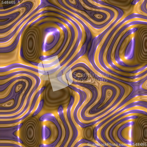 Image of Gold Liquid Swirls