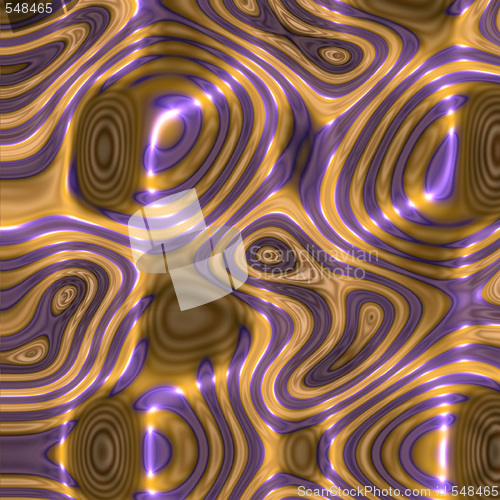 Image of Gold Liquid Swirls